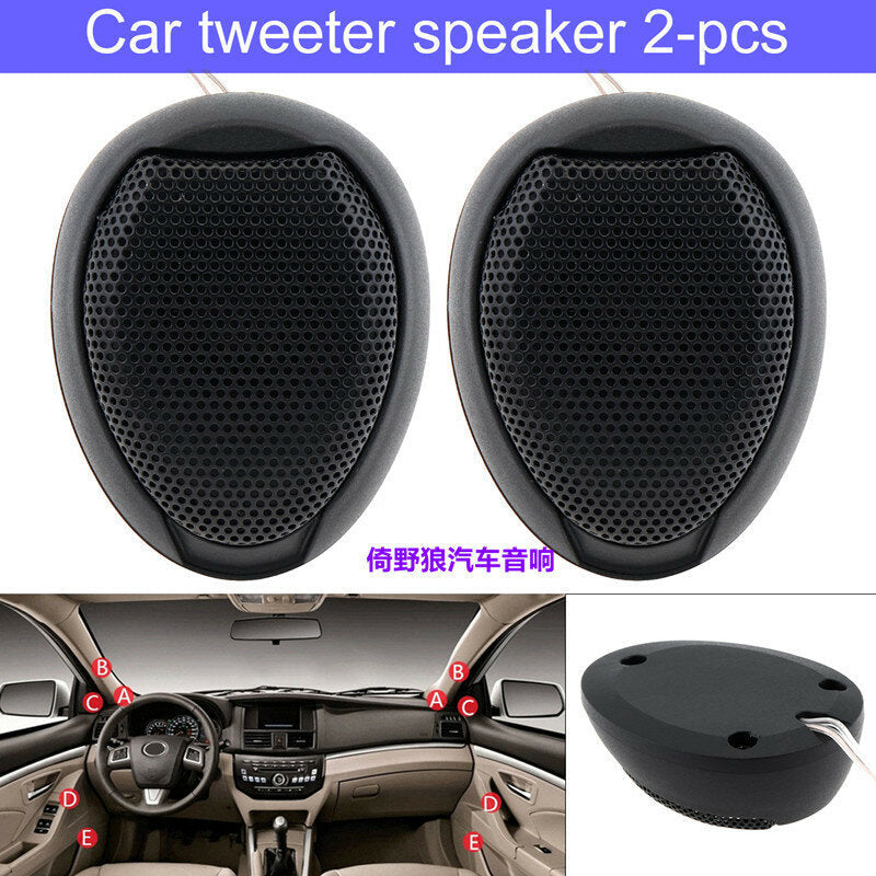 High Efficiency 1000W Universal Mini Car Tweeter Speakers Loudspeaker for Car Audio System Image 4