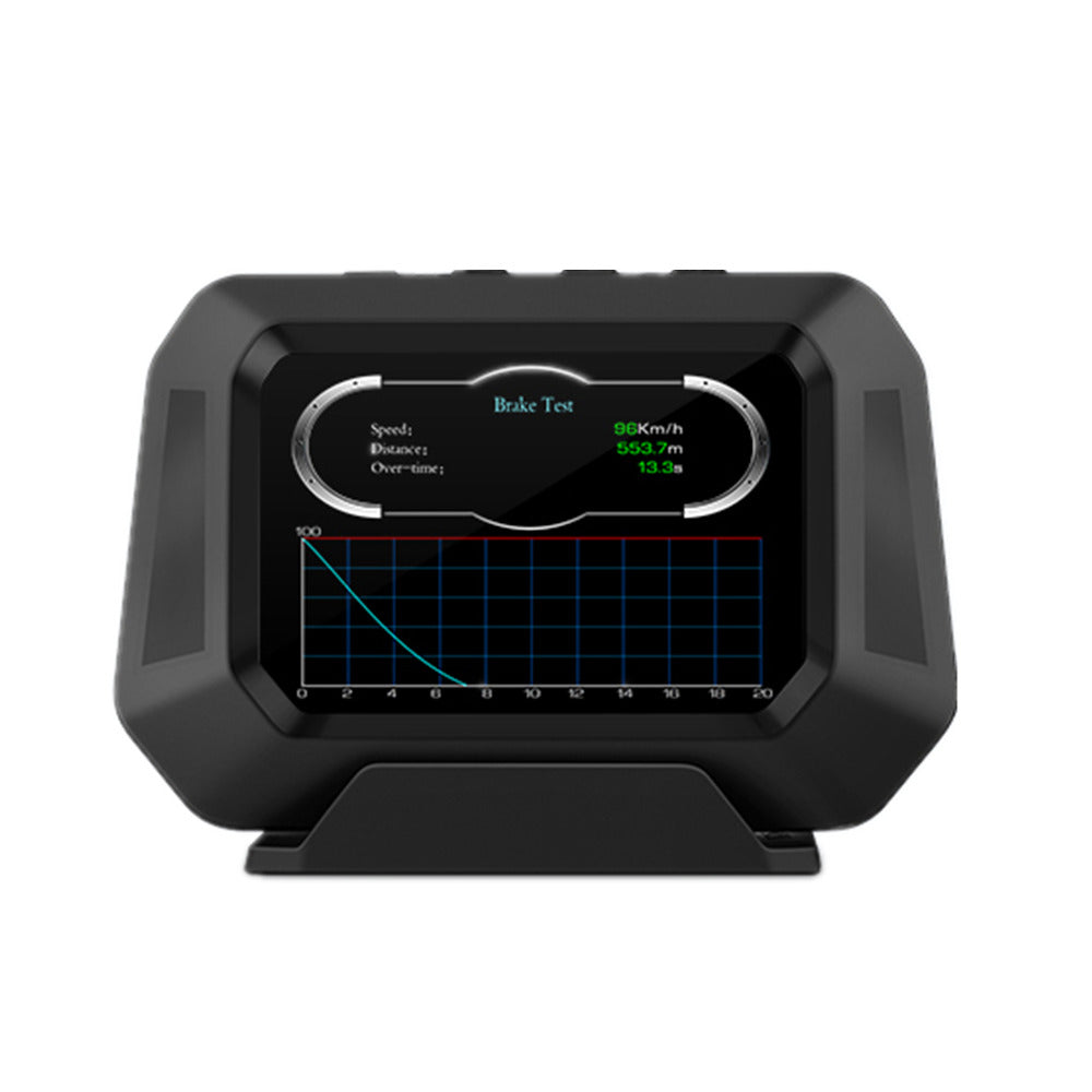 Head Up Display OBD 3.5inch Car Overspeed Warning Inclinometer Auto Electronic Voltage Alarm Image 6