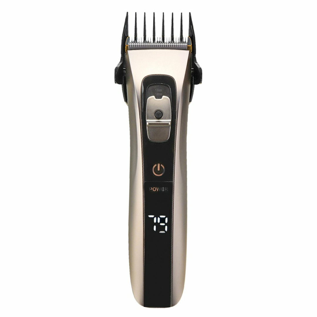 LED Display Electric Hair Clipper 15W Ceramics Blade 270 Minutes Waterproof Men Cordless Trimmer Image 2