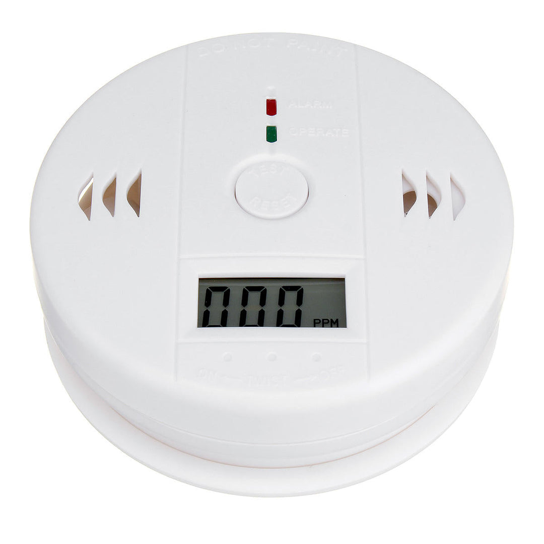 LCD CO Carbon Alarm Detector Tester Poisoning Monitor Alarma Warning Monoxide Cocina Image 6