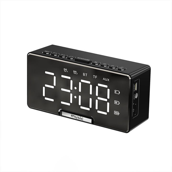LED Alarm Clock Speaker Luminous Multi-function Retro bluetooth 5.0 Loudspeaker for  Digital Alarm Clock Image 6