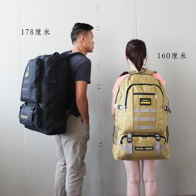 Large-capacity Light Travel Military Training Backpack Luggage Travel School Bag Image 3