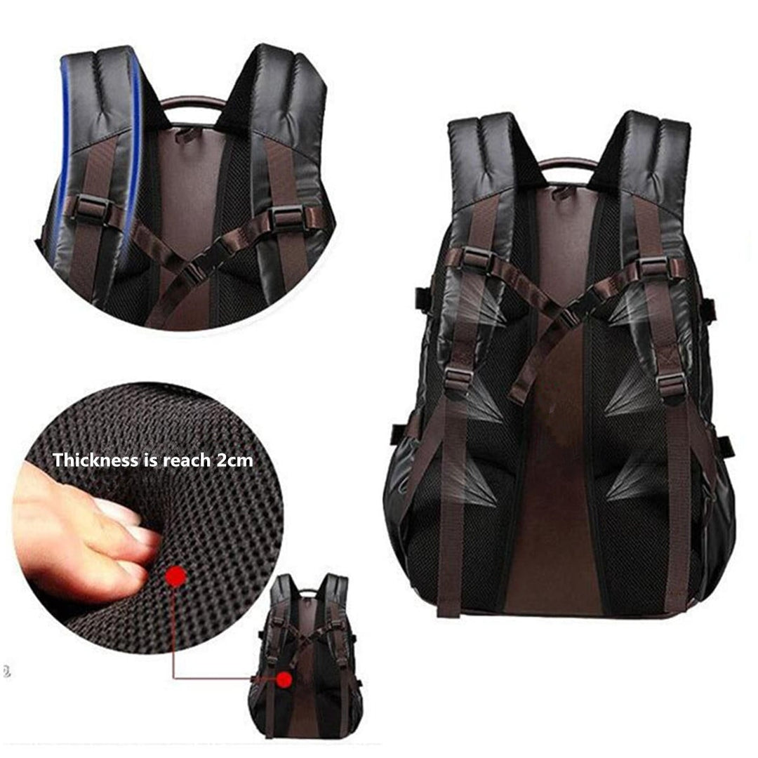 Men Women Waterproof Backpack Laptop School Shoulder Bag Travel Handbag Rucksack Image 3