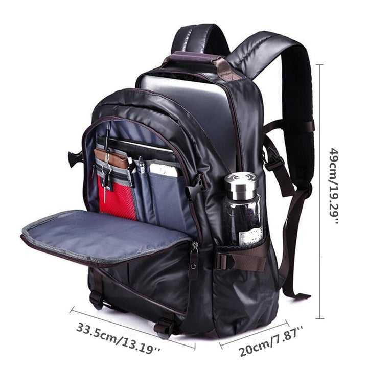 Men Women Waterproof Backpack Laptop School Shoulder Bag Travel Handbag Rucksack Image 4