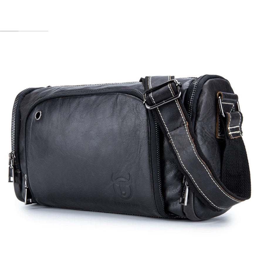 Men Genuine Leather Vintage Shoulder Bag Pack Crossbody Messenger Gym Pouch Sports Travel DTTT Image 1