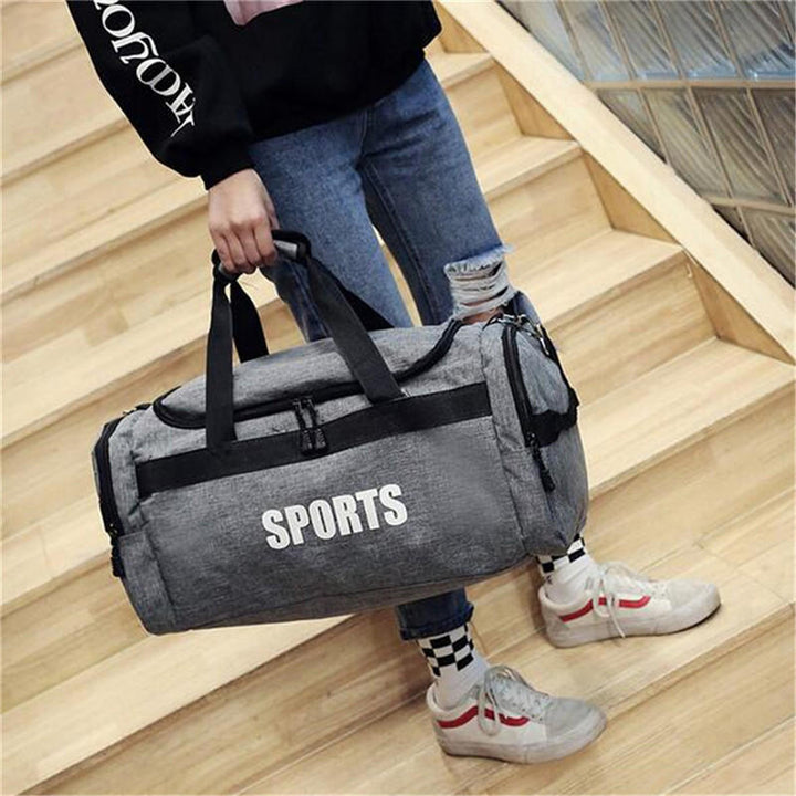 Men Women Camping Travel Shoulder Outdoor Luggage Large Gym Duffle Sport Satchel Bag Image 8