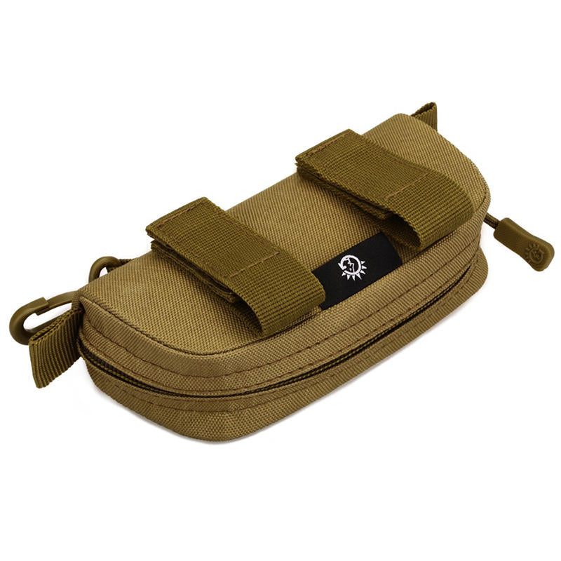 Military Camouflage Glasses Tactical Bag Mini Storage Pouch Nylon Hip Bum Waist Belt Pack Image 2