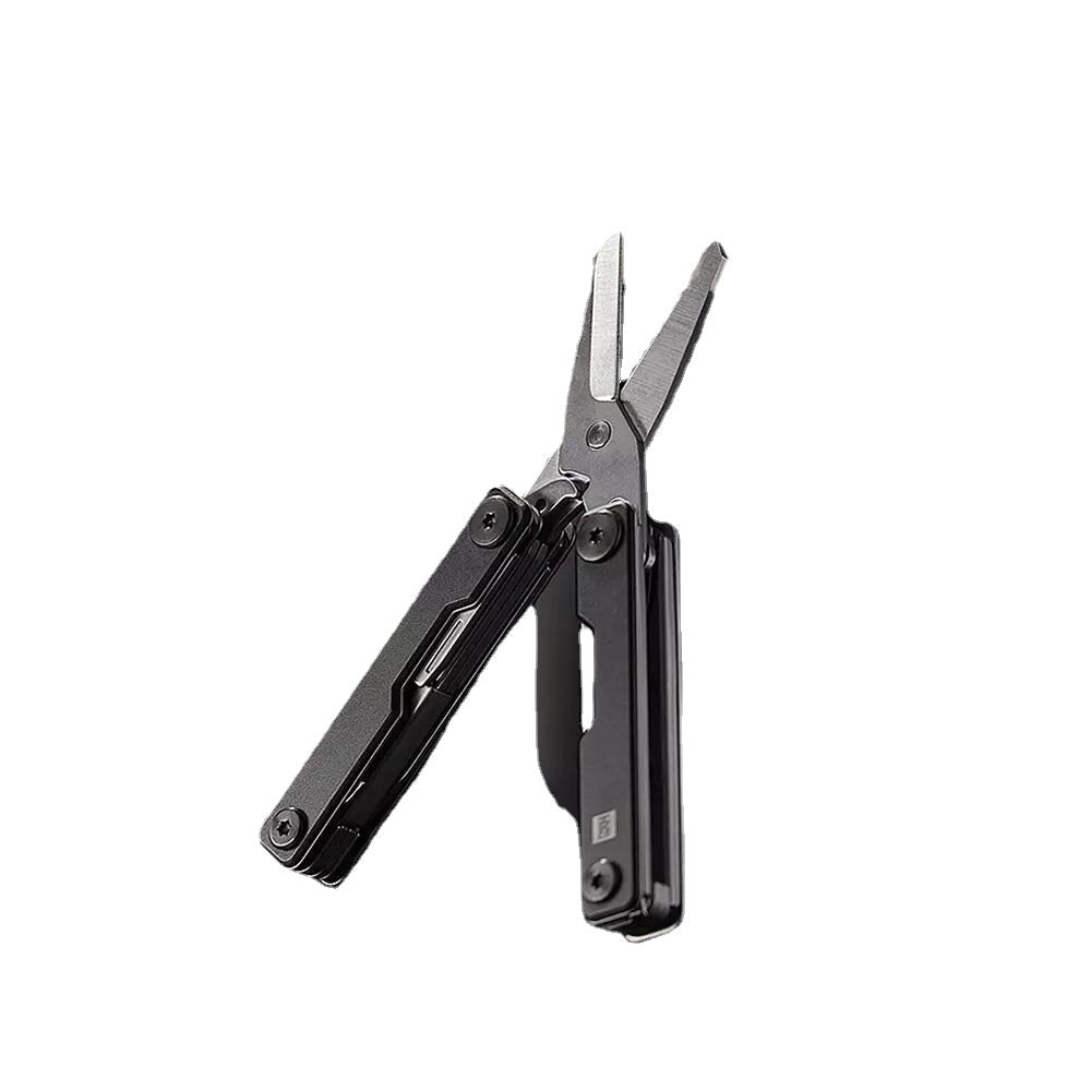 Mini Multi-Function Folding Knife Stainless Steel EDC Tool Tweezers Earpick Image 3