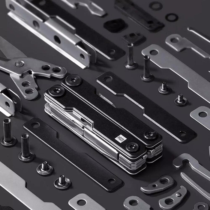 Mini Multi-Function Folding Knife Stainless Steel EDC Tool Tweezers Earpick Image 7