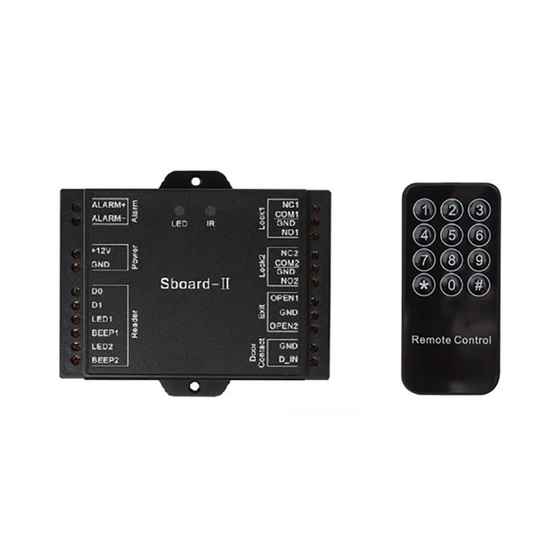 Mini Network 2 Reray Door Access Control Board for Electric Lock Card Reader Wiegand 26~37 Bits Output Image 1