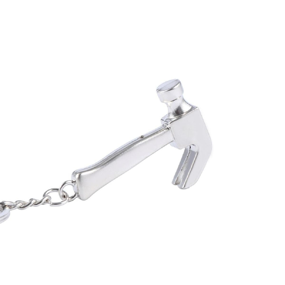 Mini Tool Corner Hammer Keychain fine Alloy Creative Tools Keychains Image 2