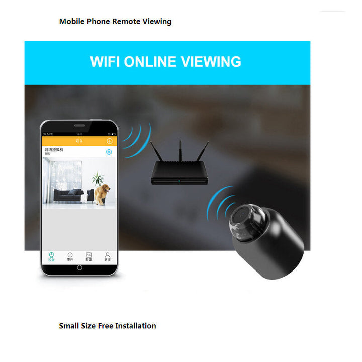 Mini Wifi Camera Wireless 1080P Surveillance Security Night Vision Motion Detect 160 Degree Audio Reording Image 3
