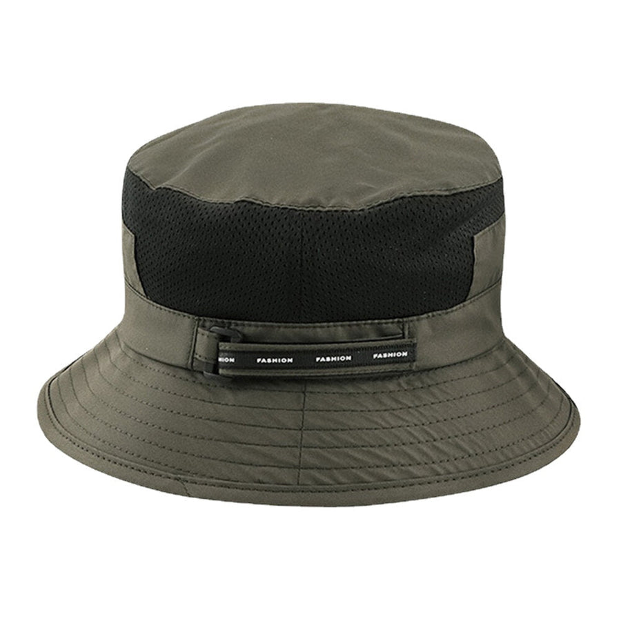 Men and Women Plain Color Outdoor Fishing All-match Sunshade Breathable Bucket Hat Fishing Hat Image 1