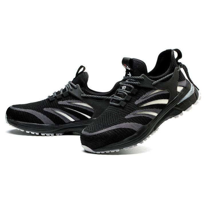 Men Safety Shoes Steel Toe Work Boots Sport Non Slip Hiking Light Sneaker Image 6