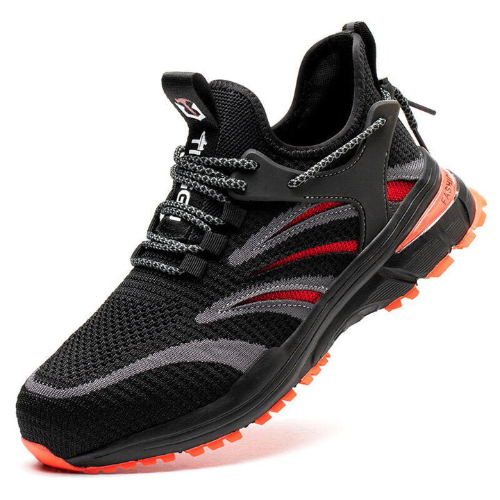 Men Safety Shoes Steel Toe Work Boots Sport Non Slip Hiking Light Sneaker Image 11