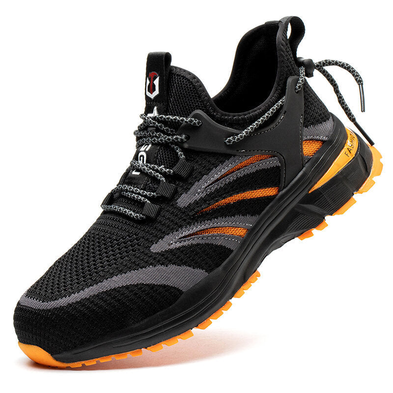 Men Safety Shoes Steel Toe Work Boots Sport Non Slip Hiking Light Sneaker Image 12