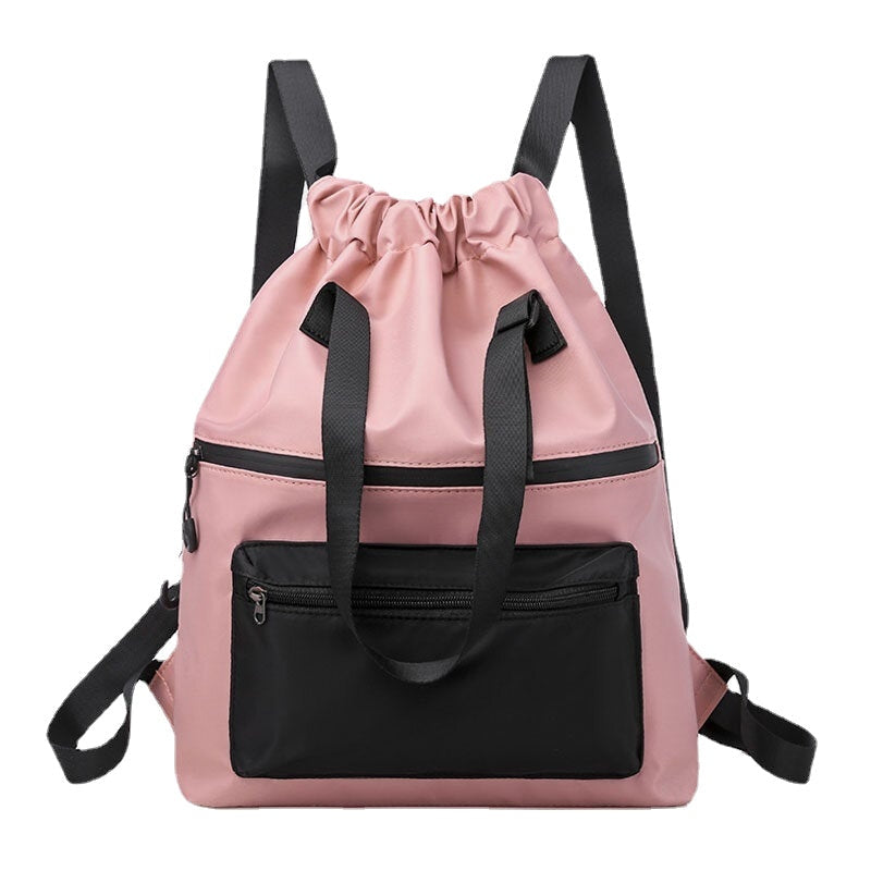 Men Women Nylon Waterproof Large Capacity Light Weight Handbag Backpack Image 1