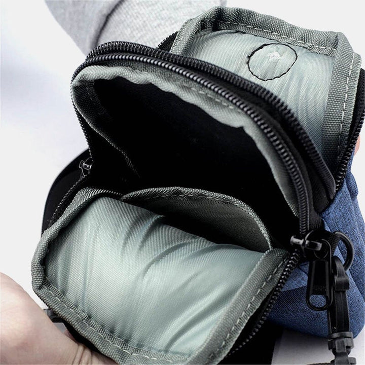 Men Women Waterproof Messenger Shoulder Bag Waist Storage Handbag Mobile Phone Packs Sports Wallet Image 6