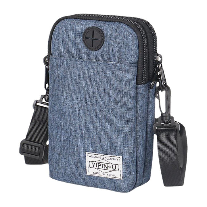Men Women Waterproof Messenger Shoulder Bag Waist Storage Handbag Mobile Phone Packs Sports Wallet Image 7