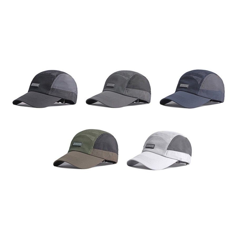 Menico Mens Polyester Outdoor Casual Breathable Quick Dry Baseball Cap Image 1