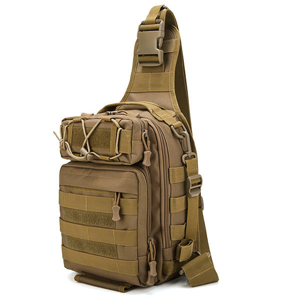 Nylon Camouflage Portable Multi-function Crossbody Bag Tactical Military Waterproof Chest Bag For Men Image 1