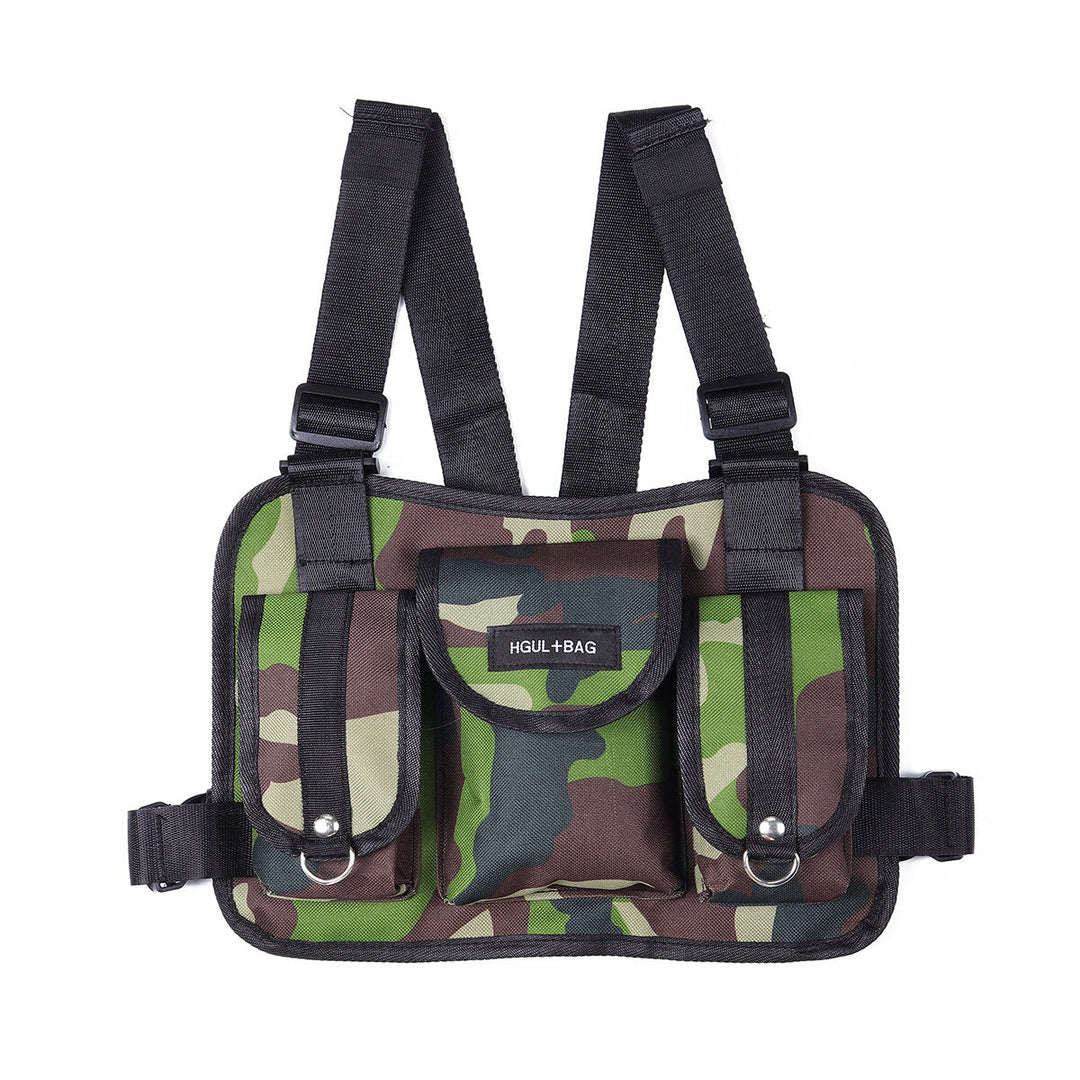 Nylon Tactical Chest Bag Crossbody Bag Camping Hunting Shoulder Bag DTTT Image 3