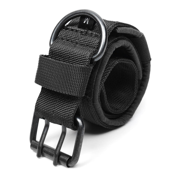 Nylon Tactical Dog Collar Military Adjustable Training Dog Collar with Metal D Ring Buckle L Size Image 11