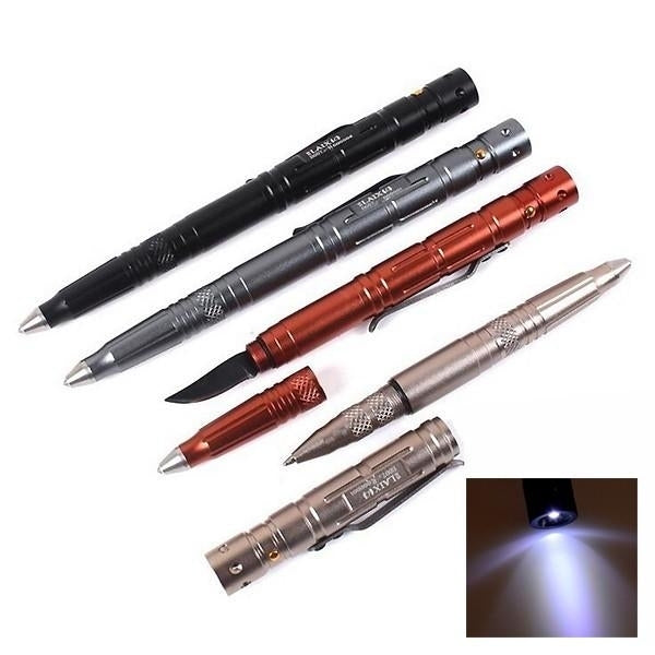 Multi-function Self Defense Protection Tactical Pen with High Brightness LED Image 1