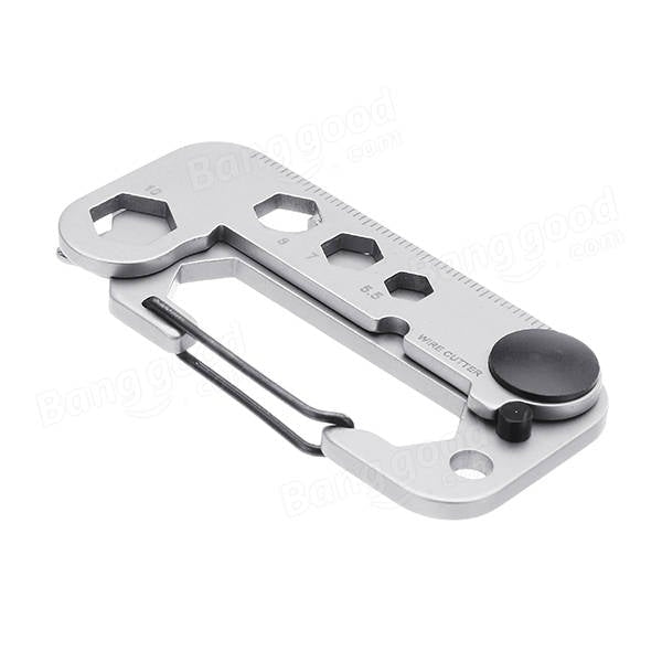 Multi-functional EDC Gadgets Carabiner Creative Key Ring Emergency Tool Opener Screwdriver Image 1