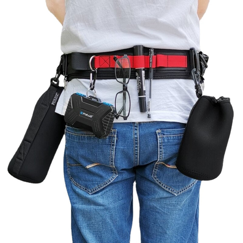 Multi-function Camera Strap Photography Waist Belt Climbing Riding Travel Backpack Nylon Belt PU234 Image 2