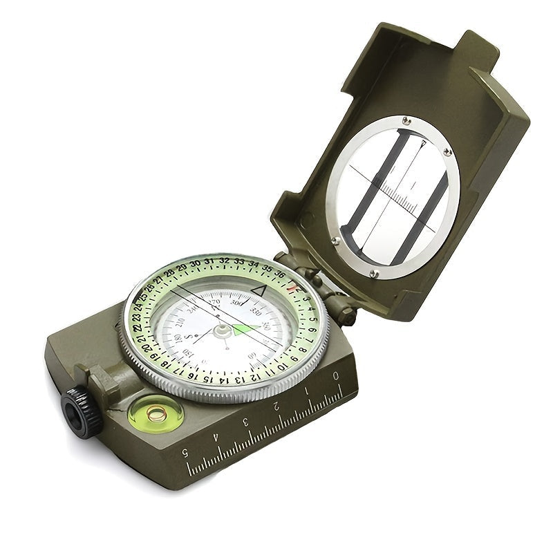 Multi-functional Compass with Lensatic Sighting for Hiking and Shakeproof Image 1