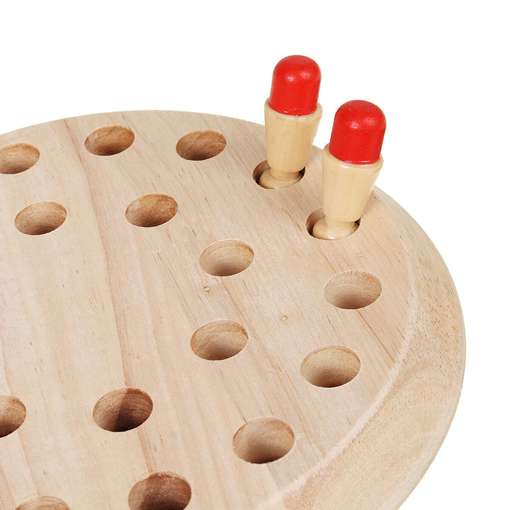 Montessori Wooden Colorful Memory Chess Game Clip Beads 3D Puzzle Learning Educational Toys for Children Image 11