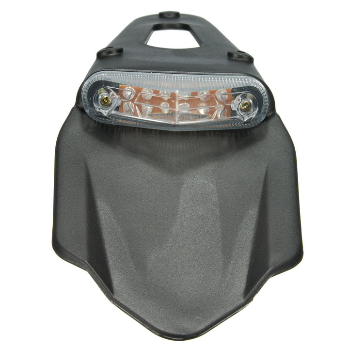Motorcycle Fenders 12 LED Lamp Stop Break Rear Tail Red Light Universal Image 3