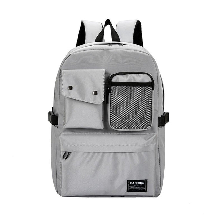 Outdoor Canvas Casual Large Capacity Backpack Tavel Bag For Men And Women Image 1