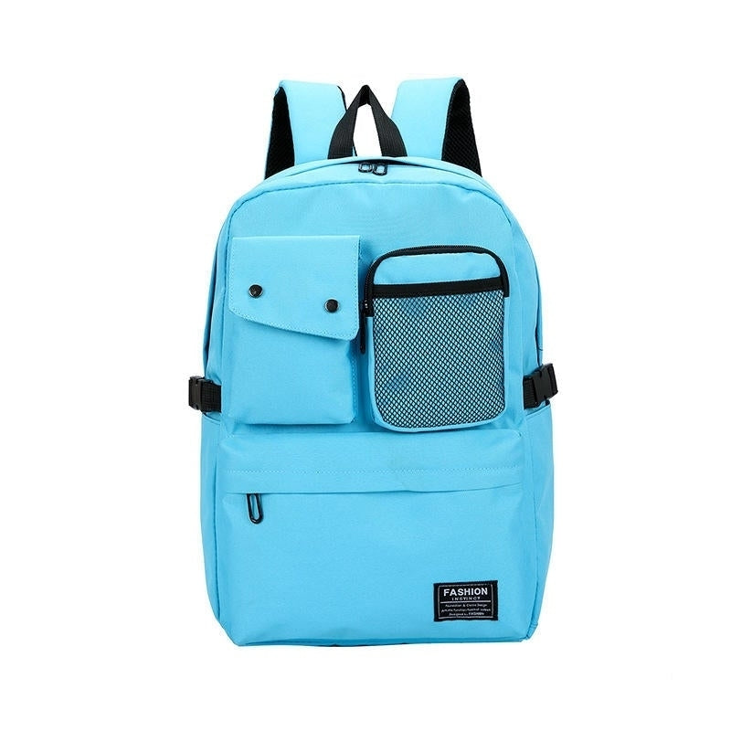 Outdoor Canvas Casual Large Capacity Backpack Tavel Bag For Men And Women Image 7