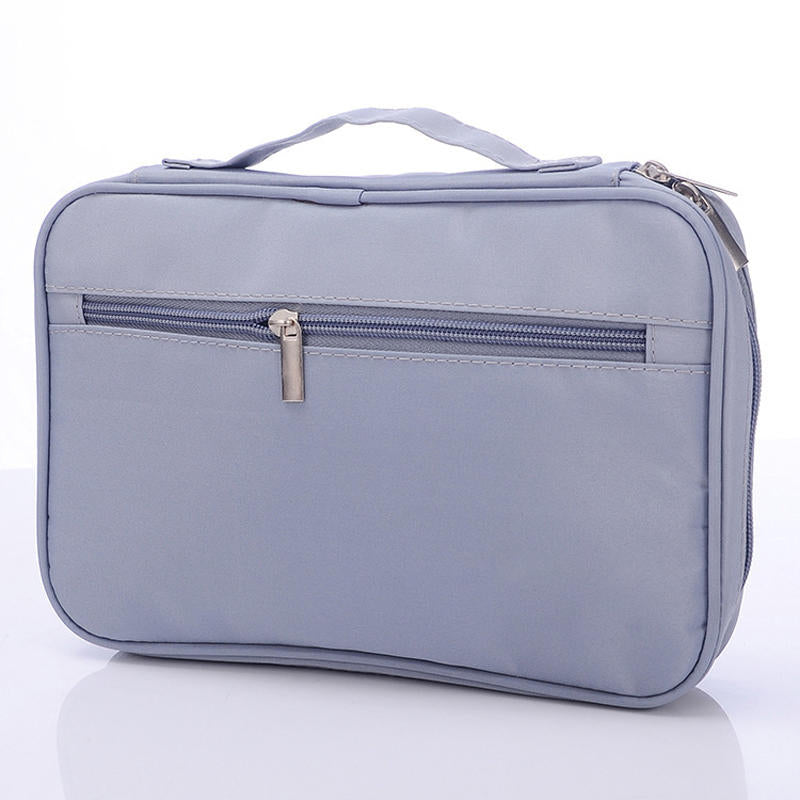 Nylon Women Travel Cosmetic Bag Waterproof Makeup Tool Storage Finishing Handbag Organizer Accessories Image 8