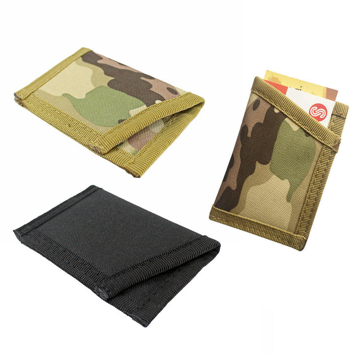 Outdoor Portable Camouflage Tactical Wallet Card Bag Coin Bag Storage Bag Image 1
