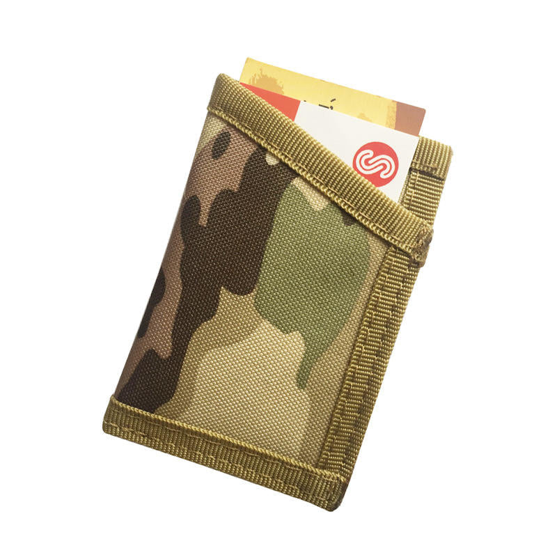 Outdoor Portable Camouflage Tactical Wallet Card Bag Coin Bag Storage Bag Image 4