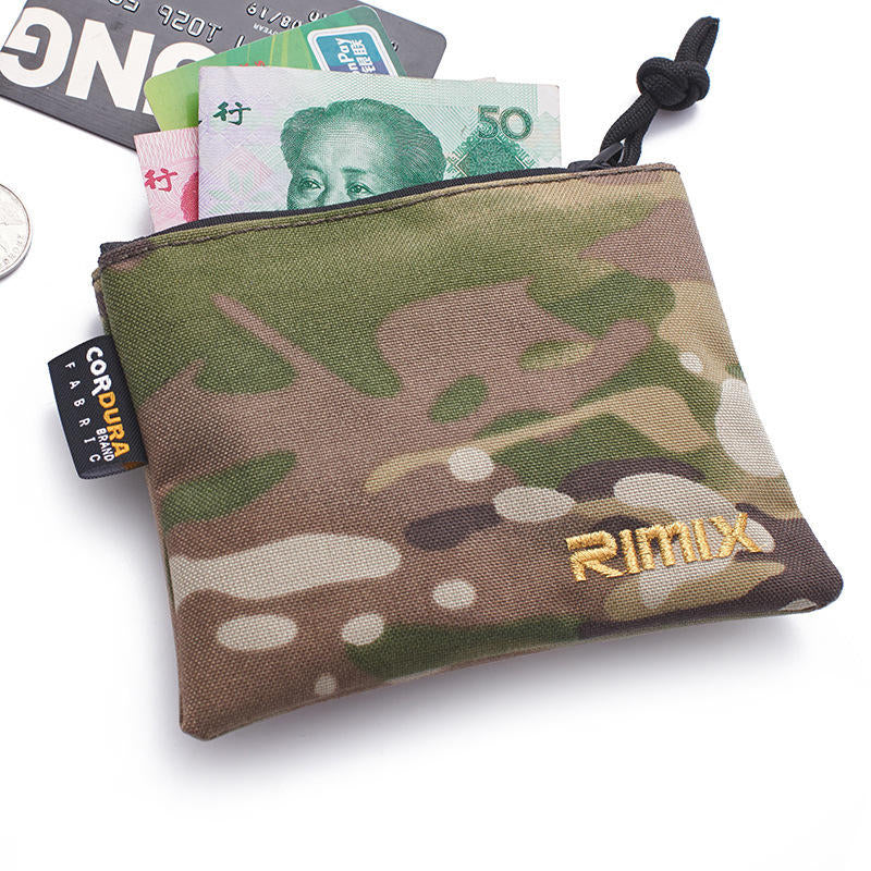 Outdoor Tactical EDC Wallet Men Waterproof 1060D Nylon Card Coin Sport Bags Portable Storage Organizer Pouch Image 4