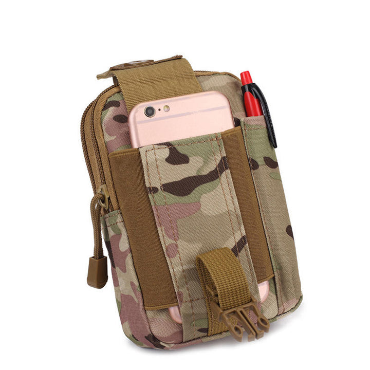 Oxford MOLLE System Camouflage Military Tactical Waist Bag Outdoor Waterproof Sports Waist Bag Crossbody Bag Image 11