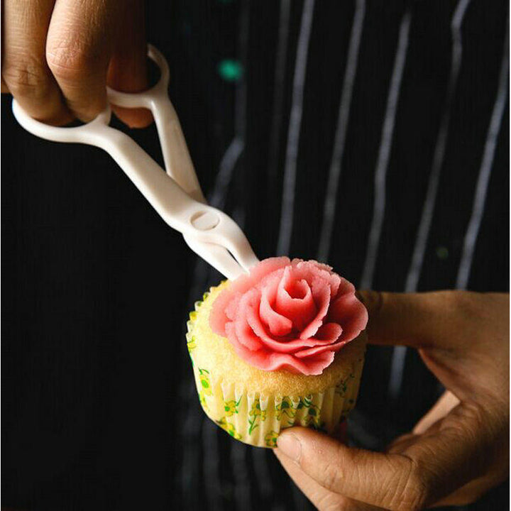 Plastic Fondant Cake Decor Piping Scissor Shear Flower Detachable Blade Baking Tools Image 2