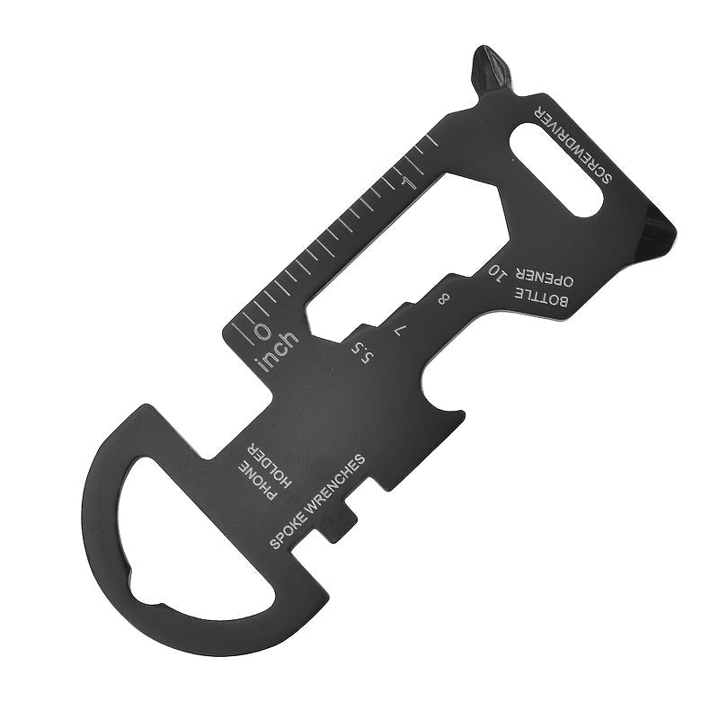 Outdoor Portable Keychain Multi-tool for Screw Ruler and Bottle Opener Image 1