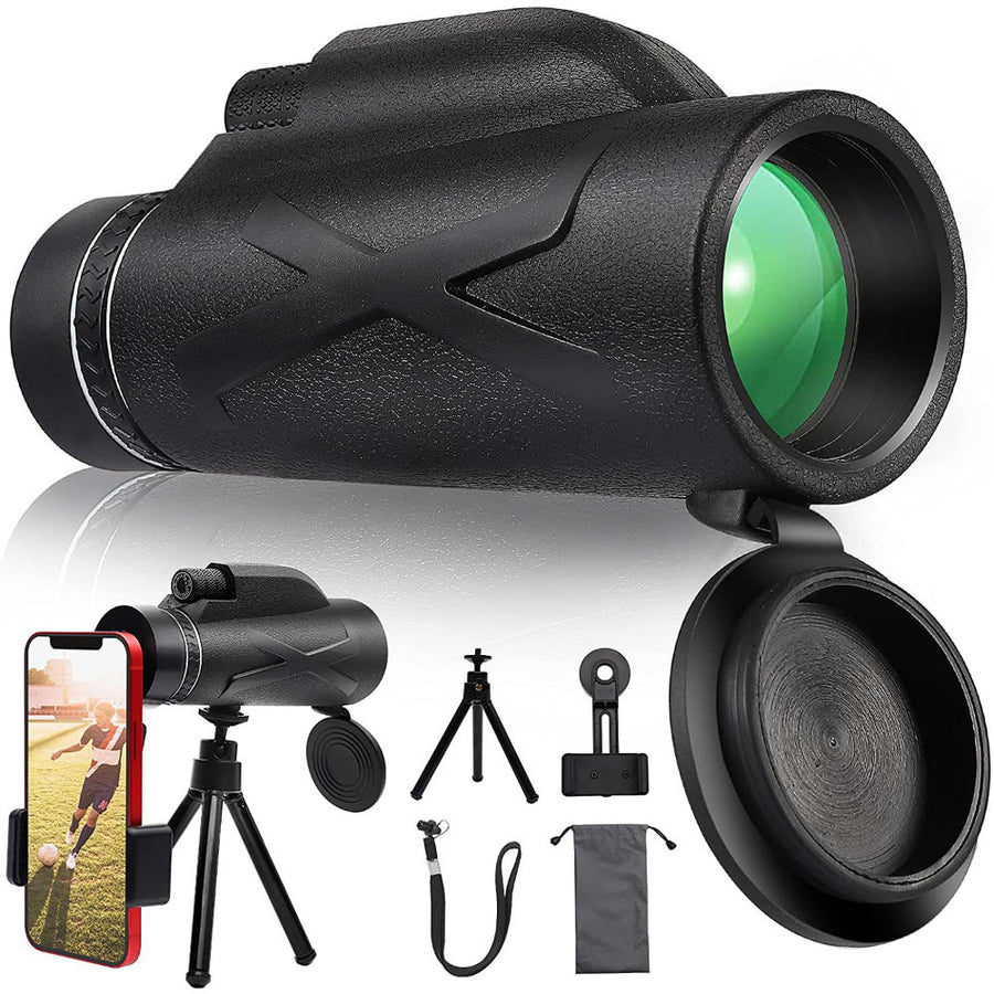 Outdoor Monocular HD80X100 Low-Light Night Vision All-Optical Imaging Telescope Image 1