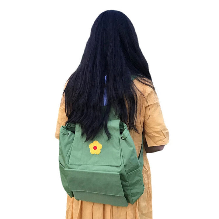 Outdoor Nylon School Bag Portable Girl Backpack Travel Shoulder Bag DTTT Image 3