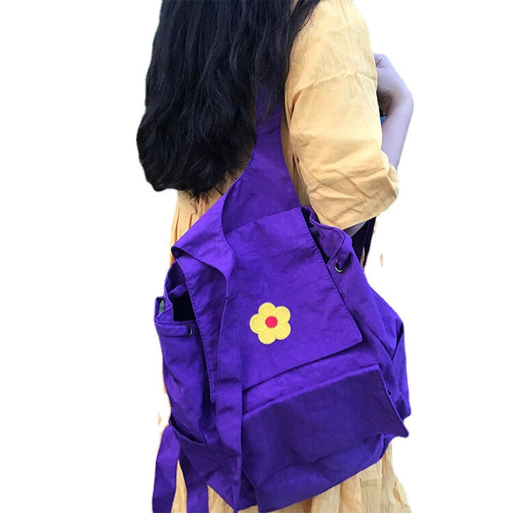 Outdoor Nylon School Bag Portable Girl Backpack Travel Shoulder Bag DTTT Image 6