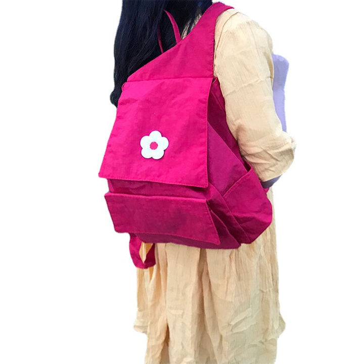 Outdoor Nylon School Bag Portable Girl Backpack Travel Shoulder Bag DTTT Image 8