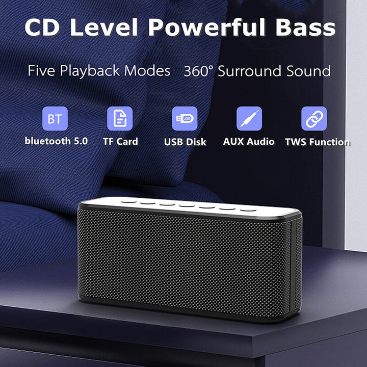 Plus 80W Portable Wireless bluetooth Speaker with 10400mAh Power Bank Support TWS Subwoofer Image 3