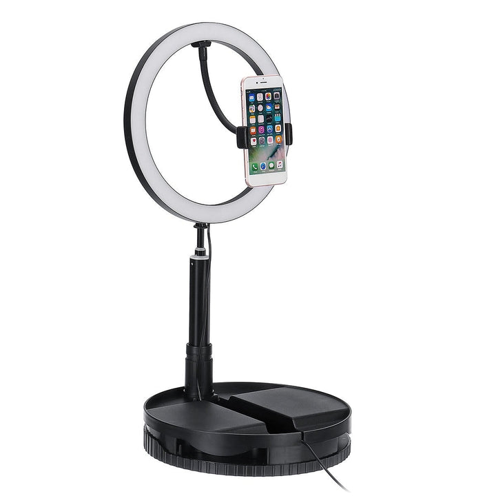 Portable 1.68M Adjustable LED Camera Fill Light Selfie Desktop Live Phone Image 3