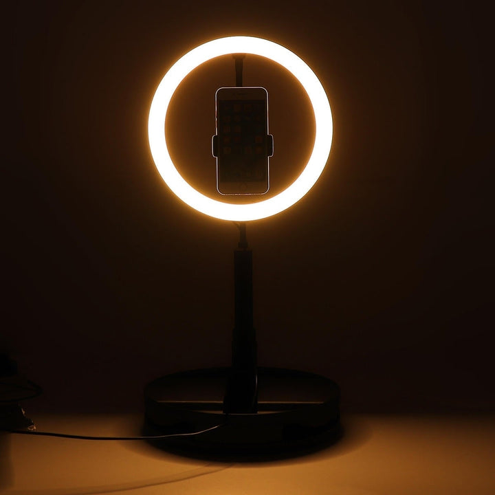 Portable 1.68M Adjustable LED Camera Fill Light Selfie Desktop Live Phone Image 9