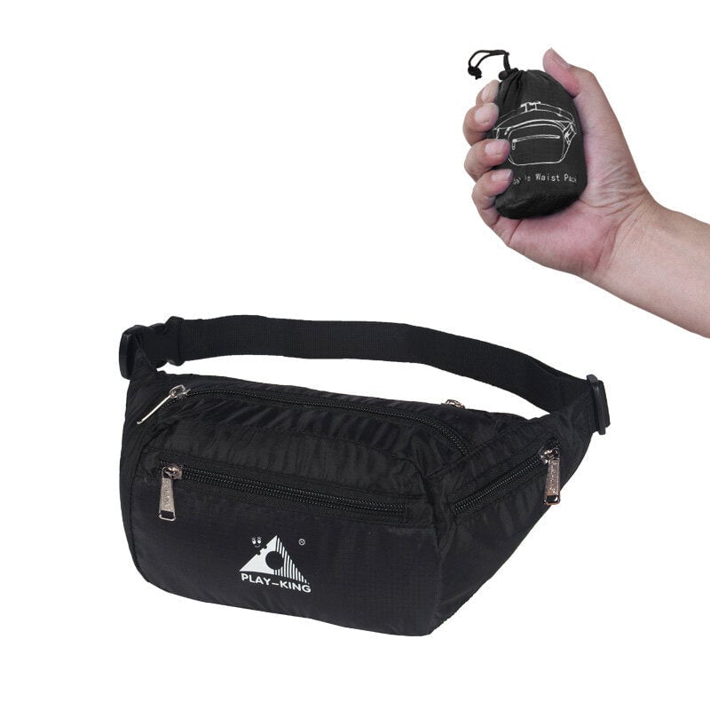 Outdoor Running Travel Waist Bag Waterproof Foldable Fanny Pack For Men Women Jogging Gym Image 1